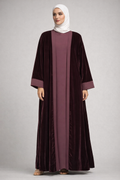 CHOCOLATE VELORIA ABAYA